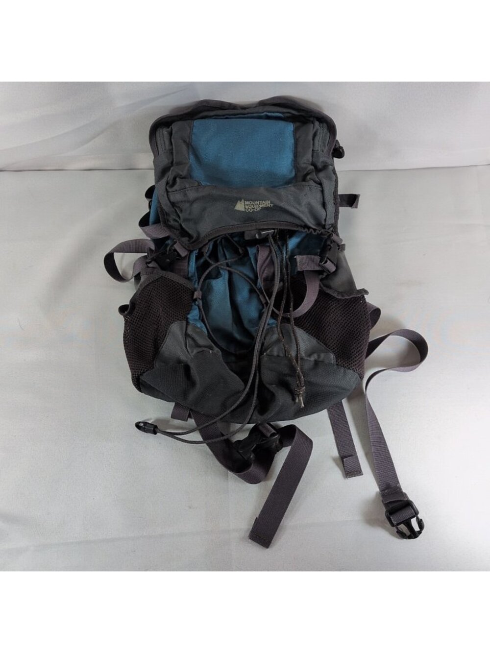 MEC Mountain Equipment Co-op Blue Grey Small Rucksack Bag Backpack - Picture 1 of 16